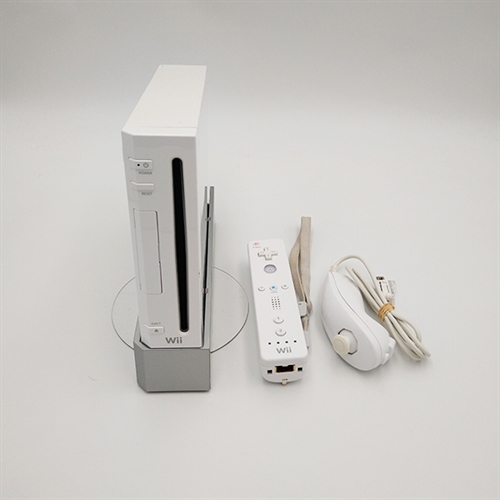 Nintendo Wii Konsol - Hvid - RVL-001 - SNR LEH236003493 (B Grade) (Genbrug)